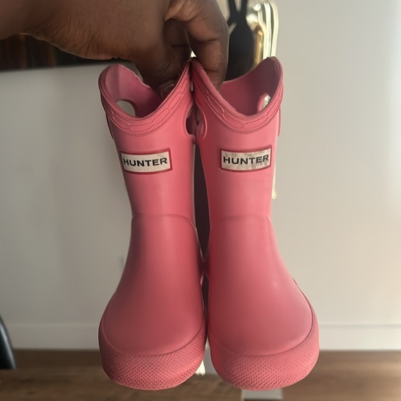 Hunter Pink Rubber Boots - Toddler’s Size 4uk - Picture 3 of 6